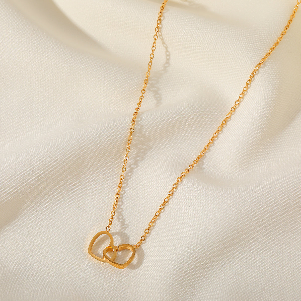 PVD Coated 18K Gold Plated Non Tarnish 304 Stainless Steel Necklace